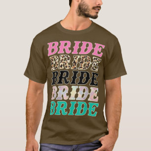 Bride Leopard Rodeo Cowgirls Junggeselinnen-Abschi T-Shirt
