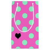 BRIDE Liebe & Polka Dots Brautparty Party Kleine Geschenktüte (Vorderseite)