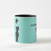 BRIDE Little Black Dress Brautparty Party Tasse (Zentrum)