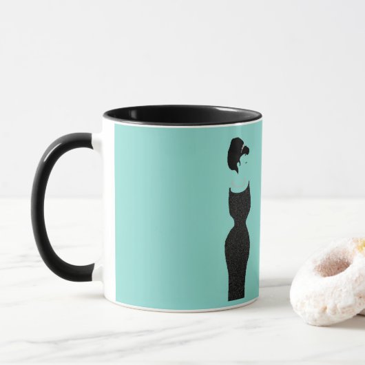 BRIDE Little Black Dress Brautparty Party Tasse (Mit Donut)