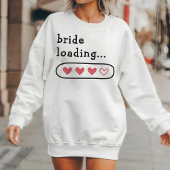 Bride Loading Red Hearts T-Shirt