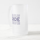 Bride Mattglas Bierglas (Vorderseite Links)
