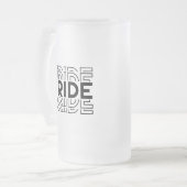 Bride Mattglas Bierglas (Vorderseite Links)