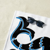 Bride Mermaid Beach Destination Party Strandtuch (Beispiel)