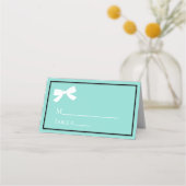 Bride Miss zu Mrs. Shower Bridal Tea Party Platzkarte (Vorderseite)