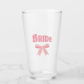 BRIDE mit Individuelle Name Glas (Vorderseite)