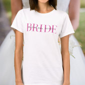 Bride Modern Future Frau Custom Party Shower T-Shirt