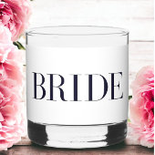 Bride Modern Personalisiert Whiskyglas
