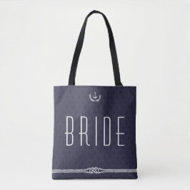 Bride Nautical Wedding Bags mit Ankern Tasche
