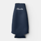 BRIDE Navy Blue Green Wedding Party ist mein Trauz Flaschenkühler (Vorderseite)