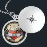 Bride Necklace Grunge Burnt Parchment Sterling Silberkette<br><div class="desc">Moody Medieval Renaissance Gotische Braut Necklace Grunge Goth Burnt Parchment</div>