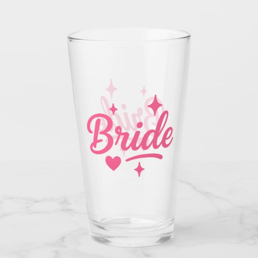Bride Neon Pink Glas (Vorderseite)