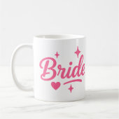 Bride Neon Pink Kaffeetasse (Links)