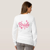 Bride Neon Pink T-Shirt (Schwarz voll)