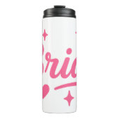 Bride Neon Pink Thermosbecher (Vorderseite)