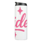 Bride Neon Pink Thermosbecher (Nach rechts gedreht)