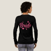 Bride Neon Pink Tri-Blend Shirt (Voller Rückseite)
