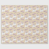 Bride-Neutralgruppe Bridesmaid Geschenkpapier (Flach)