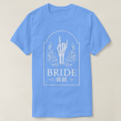 Bride oder Die Halloween Skeleton Hand Blume326 T-Shirt (Design vorne)