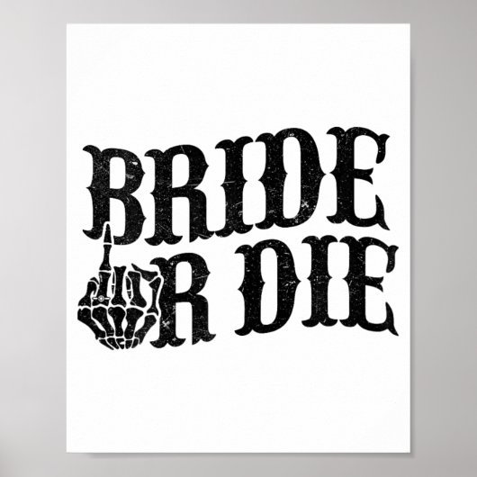 Bride oder Die Junggeselinnen-Abschied Halloween B Poster (Vorne)