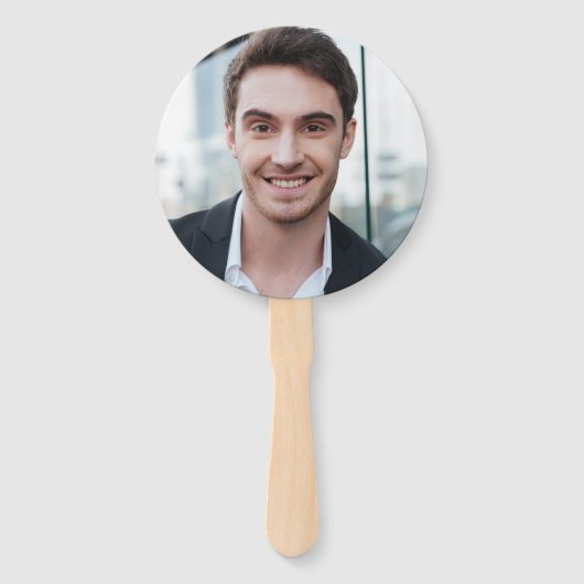 Bride oder Groom Foto Mr. Wedding Game Fächer (Vorderseite)