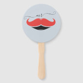 Bride oder Groom Mr. Wedding Game Hand Fan Fächer (Rückseite)