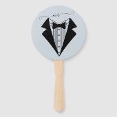 Bride oder Groom Mr. Wedding Game Hand Fan Fächer (Rückseite)
