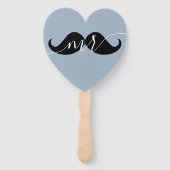 Bride oder Groom Mr. Wedding Game Hand Fan Fächer (Vorderseite)