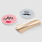 Bride oder Groom Mr. Wedding Game Hand Fan Fächer (Non-assembled)