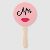 Bride oder Groom Mr. Wedding Game Hand Fan Fächer (Vorderseite)