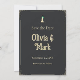 Bride of Frankenstein Save the Date | Gothic Einladung