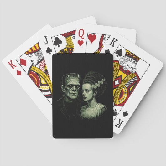 Bride Of Frankenstein Spielkarten (Rückseite)