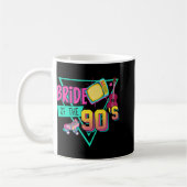 Bride of the 90s Retro 90s Bride Bachelorette Teil Kaffeetasse (Links)