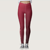 Bride Ombre Burgundy Leggings (Vorderseite)