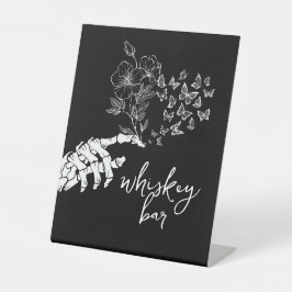 Bride or Die Bachelorette Party Gothic Floral Sockelschild