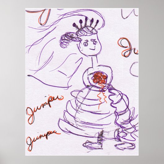 Bride Original Sketch Poster (Vorne)