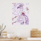 Bride Original Sketch Poster (Küche)