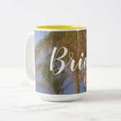 Bride Palm Trees Hochzeiten Tasse (Vorderseite Links)