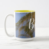 Bride Palm Trees Hochzeiten Tasse (Links)