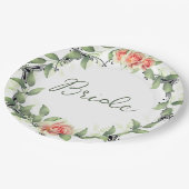 Bride Pappteller (Schrägansicht)