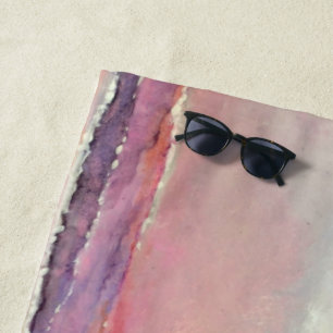 Bride Pastel Beach Sunset Strandtuch