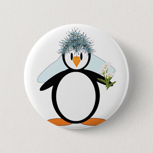 Bride-Pengo Button (Vorderseite)