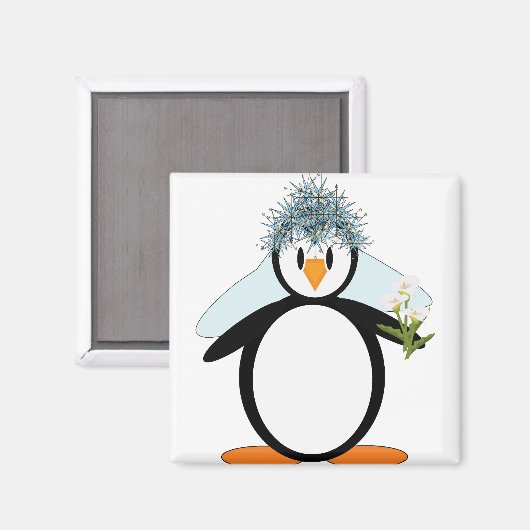Bride-Pengo Magnet (Vorderseite/Rückseite)