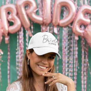 Bride Personalisiert Junggeselinnen-Abschied Cap Truckerkappe