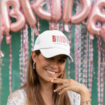 Bride Personalisiert Junggeselinnen-Abschied Truckerkappe<br><div class="desc">Feiern Sie die Braut stilvoll mit diesem modernen und personalisierten LKW-Hut mit kühnen "BRIDE"-Typografien und einer individuellen Linie für Ihre Bachelorette-Crew. Egal ob Sie nach Miami fahren oder eine Strandbash planen, dieser funktionelle und unterhaltsame Hut eignet sich perfekt für Brautpartys, die unterwegs sind. Leicht, atmungsaktiv und vollkommen instagram-würdig - das...</div>