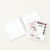 Bride Pink Bride Bride Mother Bride Notebook Platz Notizblock (Innenseite)