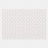 Bride Pink Champagne Diamond Brautparty Dusche Geschenkpapier Set (Vorderseite 2)