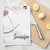 Bride Pink Group Mutter von Bride Geschirrtuch (Viertel Falte)