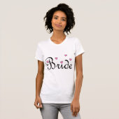 Bride Pink Hearts T-Shirt (Vorne ganz)