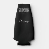 BRIDE Pink Wedding Brautparty mein Trauzeuge Flaschenkühler (Vorderseite)